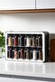 Wall Mounted 12-Piece Spice Rack Set Multi-Purpose Kitchen Organizer Space-Saving Spice Set - 4