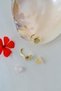 Zircon Stone Rose Figure Hoop Earrings Long Lasting Durable Vintage Earrings - 5