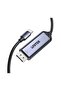 8K USB-C to DisplayPort Cable | 60Hz, 48Gbps, HDR, Space Grey | V1423D - 8