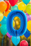 Foil number 0 blue 40 inc 101 cm grabo - 4