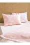 Home Pink Bow Patterned Cotton Poplin Fabric Double Duvet Cover Set 200X220 cm - 3