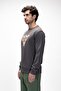 سويت شيرت مطبوع للرجال من Mountain Anthracite Crewneck - 2