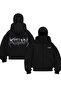 Harajuku Black Holo Kilen Printed Balaclava Unisex Sweatshirt Cardigan