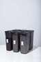 6-Piece 12-Compartment 3200 ml Food and Grain Storage Container Set with Airtight Lids Kitchen Organizer - 8