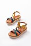 730-153 Multi Orthopedic Genuine Leather Padding Women's Sandals - 3
