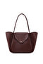 Bordo Shk249 Faux Leather, Single Compartment with Snap Closure, Large Size Hand, Arm, and Shoulder Bag
