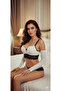 Padded Supported Velvet Fabric Stylish Night Bra Panty Underwear Set - 5