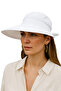 White Women's Adjustable Sun Visor Hat for Sports, Golf, and Tennis