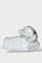 Women's Cute Cat Figured Plush Slippers Gray - 5