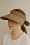 Brown Women's Adjustable Sun Visor Hat for Sports, Golf, and Tennis - 3