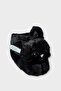 Women's Cute Cat Figured Plush Slippers Black - 3