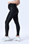 356 Black Color Piped Shaping / Sculpting and Extra Flexible Effective High Waist Maternity Leggings - 3