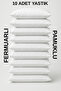 Cotton 50X70 White Pillowcase Inner Lining, Zippered 10-Piece Pillow Mattress