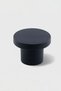 Drawer Kitchen Furniture Cabinet Cupboard Handle Knob Metal Handles Fennel Black Handle Knob Single Screw