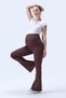 367 Brown Color Corded Fabric Shaping / Sculpting and Extra Flexible Effective High Waist Flared Maternity t - 4