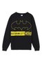 Graphic sweatshirt, black,