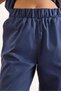 Women's Indigo Top Shirt Bottom Pants Gabardine Suit Tkm-19000436 - 6