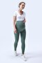 344 High Waist Maternity Leggings with Green Color Recovery and Extra Stretchy Effect
