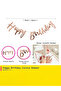 Rose Gold Happy Birthday Banner - 2