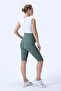 715 Green Color Extra Soft Textured, Shaping / Sculpting and Flexible Effective High Waist Maternity Leggings - 3