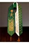 Saudi National Day 95 Stole – Premium Green Saudi Flag & Traditional Design Cotton Sash - 2
