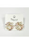 Floral Earrings Flower Detailed Earrings - 2