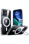 Apple iPhone 17 Classic Hybrid Magsafe Case with Stand - Camera Control Button - Transparent