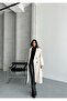 Laura Belted New Season Lined Premium Quality Comfortable Fit Women's Melton Coat Jacket - 2