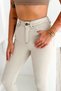 Women's Stone Color Super Skinny Fit Dark Thread Detailed Stretchy Lycra High Waist Jean Denim Pan Jenni̇e-2008 - 5