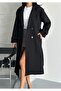 Laura Belted New Season Lined Premium Quality Comfortable Fit Women's Melton Coat Jacket