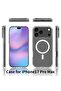 Clear Magnetic Case for iPhone 17 Pro - MagSafe Compatible, Military-Grade Drop Protection - 2