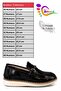 Boy's Shoes with Bridge Buckle - School Wedding Circumcision Shoes Tr Black White - 2