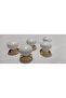 Flat Knob White Gold Furniture Drawer Cabinet Handle 1 Pc.Single Hole Knob Handle-Handle/Cabinet/Drawer/Furniture