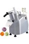 Commercial Food Processor 2 Feeding Holes, 550W Potato Onion Slicer, Electric Fruit and Cheese Grati