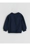 Lcw Baby Navy Blue Crew Neck Fenerbahçe Printed Baby Boy Sweatshirt and Sweatpants Set of 2 - 5
