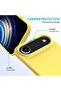 Silicone Case for iPhone 17 Air :Soft Matte Anti-Fingerprint Shockproof Cover with Camera Protection - 3