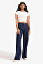 Wide Leg Blue Women's Jean Pants E9113Ax/Nm82 - 3