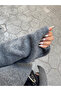 Premium Fleece Lined Maxi Long Winter Batwing Sleeve Knit Cardigan - 6