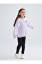 Kuromi Printed Girls' Sweatshirt and Leggings - 3