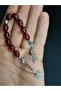 Burgundy Powder Amber Zaza Prayer Beads - 3