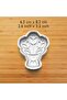 Four Different Bouquet Flower Set of 4 Cookie and Sugar Dough Molds - 2