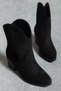 Western Suede Embroidered Short Heeled Women's Boots & Booties