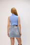 Sleeveless Turtleneck Knitwear Blouse - 4