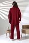 High-Necked Casual Cut Sweater and Fitted Pants Knitwear Set - 4