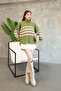 Turtleneck Patterned Knitwear Sweater - 4