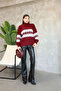 Turtleneck Patterned Knitwear Sweater - 2