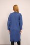 Women's Indigo Casual Soft Textured Knitwear Cardigan - 5