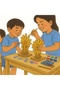 Pen Holder Kangaroo Wooden Painting Set |   Educational Wooden Activity for Children |   Mdf Pen Holder Painting Product - 5
