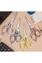 Large Size Promise Engagement Scissors, Ribbon Opening Special Occasion Ceremony Sewing Embroidery Scissors Gold - 5