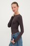 Crew Neck Basic Bodysuit Z0107-Asn75 - 5